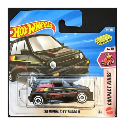 Hot Wheels Tekli Arabalar '85 Honda City Turbo Iı JJJ66 (Compact Kings)