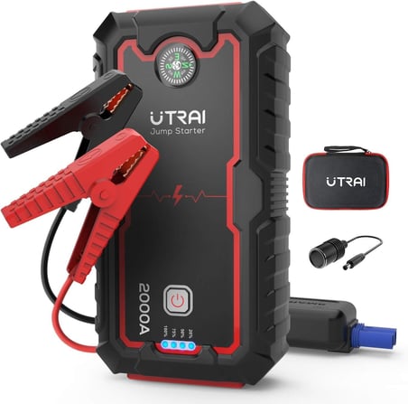 Jstar One 22000mAh 2000A Jump Starter Taşınabilir Akü Takviye Cihazı (Çanta + Pusula + Powerbank + Led Lamba)