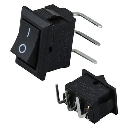 IC-121D Mini Işıksız Pcb 90° Kalıcı Anahtar Switch (5 Adet)