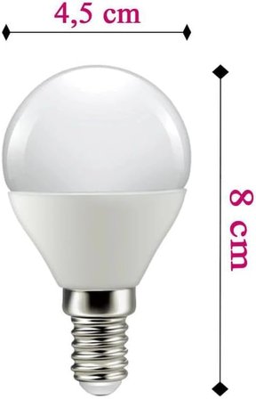 7W Mini Avize Led Ampul Sarı Işık E14