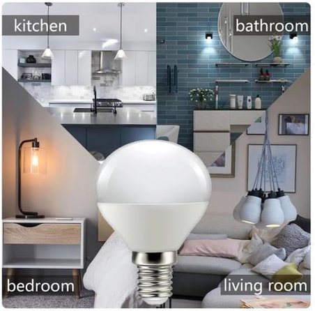 7W Mini Avize Led Ampul Sarı Işık E14