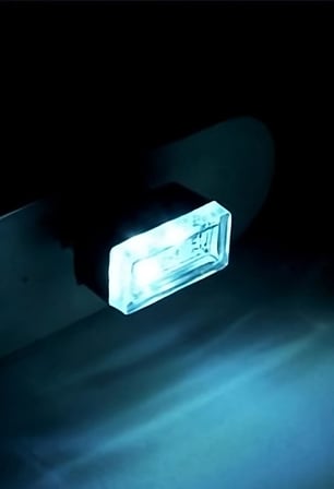 Spelt Mini Lamba USB Aydınlatma Dekoratif Led Işık Buz Mavisi