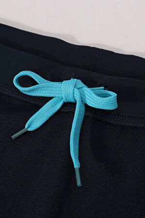 Slazenger SPl Jammer Erkek  Koyu Mavi / Turkuaz Mayo