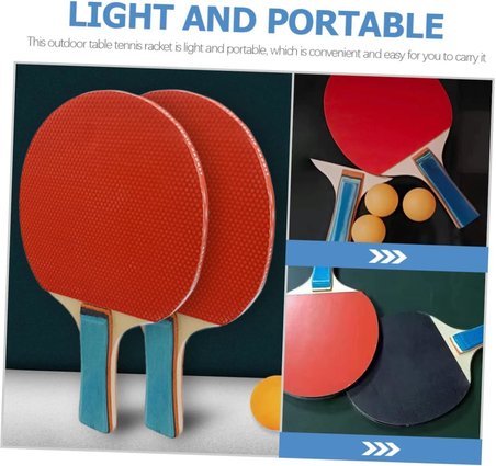 Masa Tenis Seti Pinpon Seti 2 Raket 3 Top File Takma Aparatları+ 6 Adet Pinpon Maç Topu