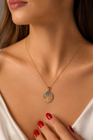 925 Ayar Gümüş Rose Kalemli Fil Figürlü Kolye - 23181201