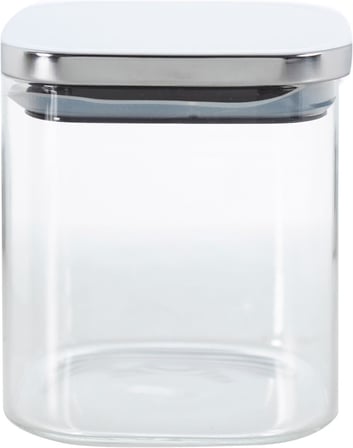 450ml Sızdırmaz Vakumlu Metal Kapaklı Borosilikat Cam Kavanoz – Hava Geçirmez &amp; Dayanıklı Gıda Saklama Kabı (10cm x 10cm)