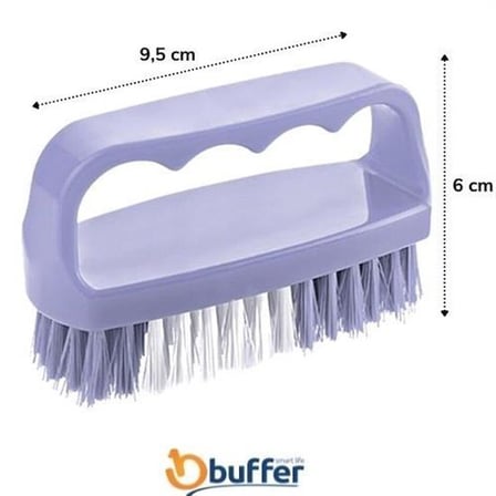 Tutamaçlı Plastik Pratik Tırnak ve Kıyafet Yaka Temizlik Fırçası- TP-113 (2)