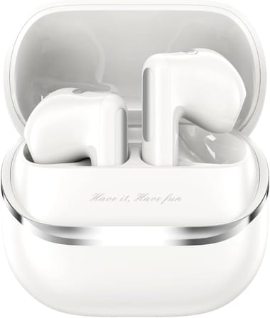Space T1 Bluetooth 6.0 Kulaklık ANC 3.0 Gürültü Engelleme Hi-Res Audio 40.5 Saat Pil Ömrü (Beyaz)