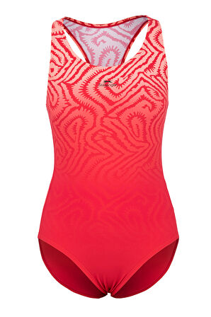 Slazenger Sports Back Kadın Yüzücü Kırmızı Mayo