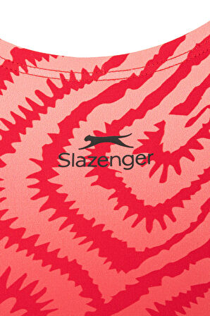 Slazenger Sports Back Kadın Yüzücü Kırmızı Mayo
