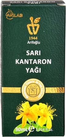 Sarı Kantaron Yağı 30ml%100 Saf Yağ ARLAB Pure St John's Wort Oil 30ml