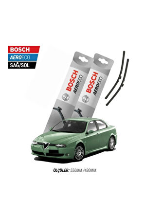 Alfa Romeo 146 1999 Model Bosch Aeroeco Muz Silecek Takımı