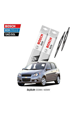Chevrolet Aveo Hb 2006 Model Silecek Takımı Bosch Eco (telli)