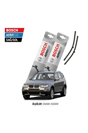 Bmw X3 E83 2006 Model Bosch Aeroeco Muz Silecek Takımı
