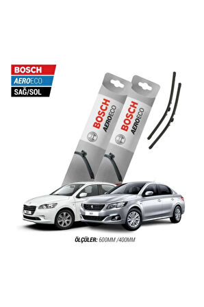 Peugeot 301 2014 Model Bosch Aeroeco Muz Silecek Takımı