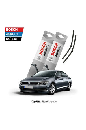 Volkswagen Passat B8/8.5 2014-2018 Model Bosch Aeroeco Muz Silecek Takımı