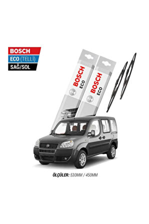 Fiat Doblo 2009 Model Silecek Takımı Bosch Eco (telli)