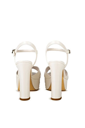 Juliet Suni Deri Sedef Platform Ayakkabı