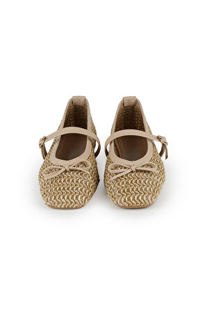 Laven Hasır Detaylı Babet