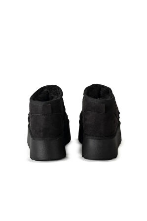 Leo Süet İçi Kürklü Kalın Taban Kadın Bot