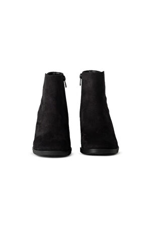 Susie Süet Siyah Taş Detaylı Topuklu Bot