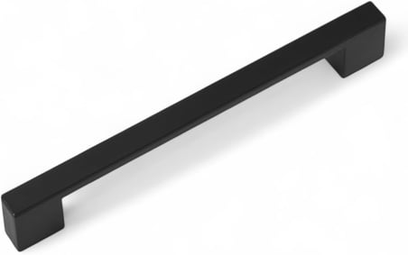 Köprü Alüminyum Metal Lüks Modern Mobilya Çekmece Mutfak Dolabı Kulpu Siyah (5, 160mm-192mm)