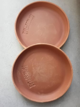 TOPRAKTAN 6'LI FİNCAN,SAKSI ALTLIĞI ÇOK AMAÇLI MİNİ TABAK 13 * 2,5 CM