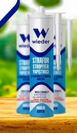 Wieder Strafor Stropiyer Yapıştırıcı Beyaz 450g x 3 adet