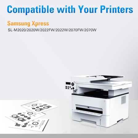 Samsung Xpress M2070W M2070 M2026W M2020 M2070FW M2022W için Samsung MLT-D111S ile Uyumlu MLT-D111S Toner (1 Siyah)