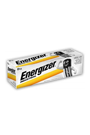 Energizer Alkaline Industrial 12'li D Boy Pil