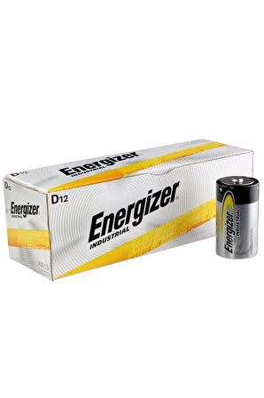 Energizer Alkaline Industrial 12'li D Boy Pil