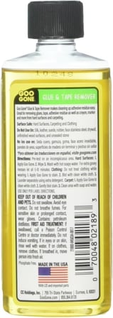 Tutkal ve Bant Yapıştırıcı Sökücü - 4oz Yapıştırıcıları Çıkarır Çıkartmalar Crayon Sakız Pencere Çıkartmaları Glitter Etiketler ve Daha Fazlası