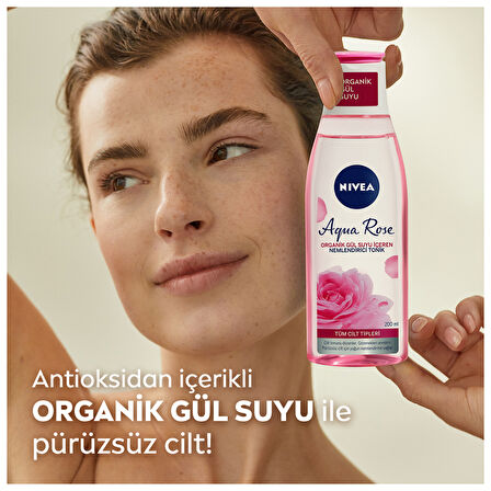 NIVEA Aqua Rose Organik Gül Suyu İçeren Tonik 200 ml