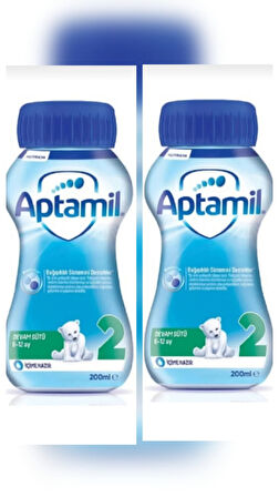 3 Devam Sütü İçime Hazır (Sıvı) 200 ml 6-12 Ay 2 Adet