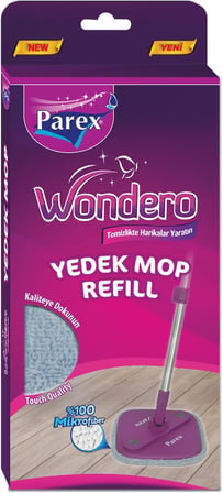 Wondero Otomatik Temizlik Seti - 3 Adet Yedek Mop Hediyeli