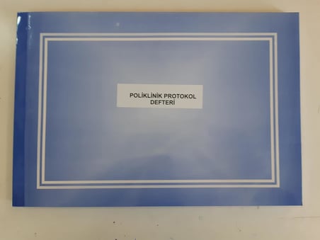 Poliklinik-Protokol Defteri 24x35 cm 400 sayfa