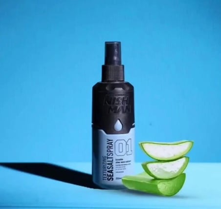 Nishman Sea Salt Sprey 200 ml – Mat Bitişli, Doğal Plaj Dalgası Etkisi, Aloe Vera &amp; Keratin İçerikli, Tüm Saç Tipleri İçin