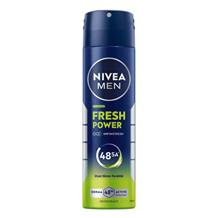 NIVEA MEN Fresh Power Sprey 150 ml X 2 ADET