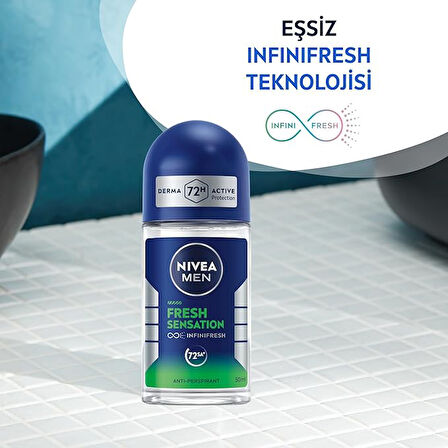 NIVEA MEN Fresh Sensation Roll-on 50 ml X 2 ADET