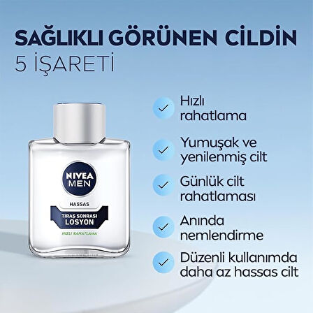 NIVEA MEN Hassas Tıraş Sonrası Losyon 100ml X 2 ADET