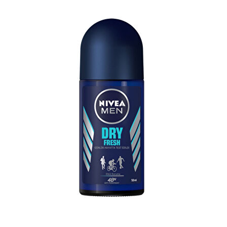 NIVEA MEN Dry Fresh Roll-On 50 ml X 3 ADET
