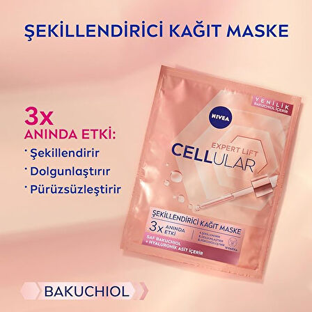NIVEA Cellular Expert Lift Şekillendirici Kağıt Maske X 4 ADET