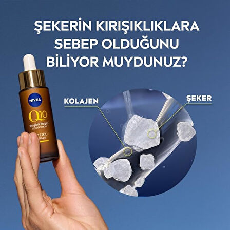 NIVEA Q10 Kırışıklık Karşıtı Çift Etkili Serum 30ml   X 4 ADET
