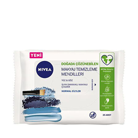 NIVEA Makyaj Temizleme Mendilleri Normal Ciltler 25 Adet X 5 ADET
