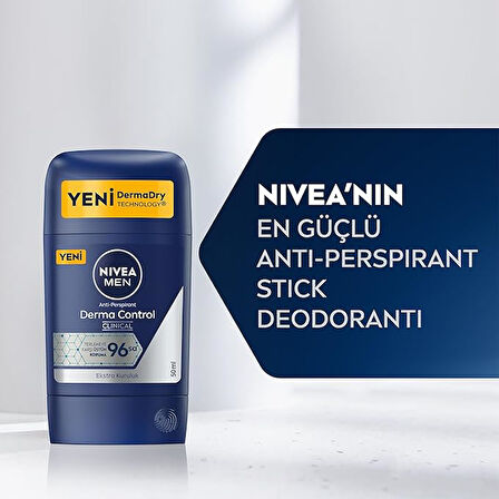NIVEA Derma Control Clinical Erkek Stick 50ml X 5 ADET