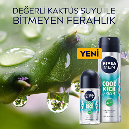 NIVEA MEN Cool Kick Fresh Sprey 150 ml X 5 ADET