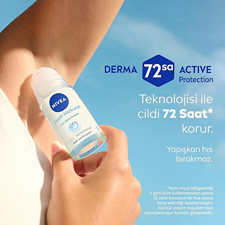 NIVEA Fresh Natural Roll-On 50 ml X 5 ADET