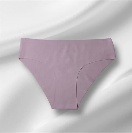 Kadın 3'lü Dikişsiz Lazer Kesim Iz Yapmaz Likralı Bikini Slip Külot