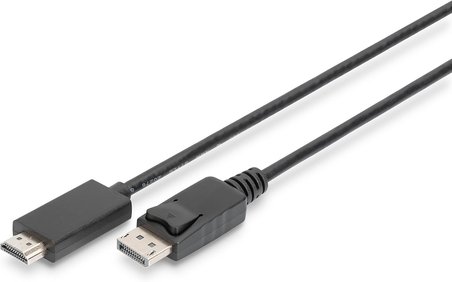 Digitus DisplayPort Adaptör Kablosu, DP - HDMI Tip A 2m (AK-340303-020-S) 2m