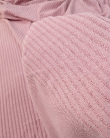 Pembe Raporlu Triko Örme Kumaş Hırkalık & Kazaklık En: 140cm